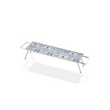 Setabianca GÜMÜŞ RENKLİ KULPLU SUNUM TEPSİSİ 11x46cm