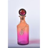 SETABIANCA Jaipur Bottle Şişe Silindir Taş Kapak 22 cm