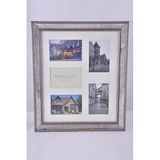 Setabianca Kenarları Eskitme Görünümlü Noktalı Dekoratif Çoklu Çerçeve 34 * 41 CM