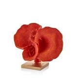 setabianca Kırmızı Dalgalı Mercan Biblo 14 * 32 * 26 Cm