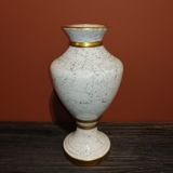 SETABIANCA MC-032 White Marble Vazo, 17x33cm