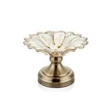 SETABIANCA Regina Meyvelik Cam Çiçek Bronz Küçük 14x20 cm