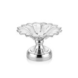 SETABIANCA Regina Meyvelik Cam Çiçek Silver Küçük 20x13 cm