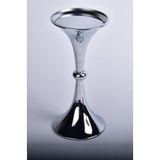 SETABIANCA Regina Mumluk Trumpet Büyük Silver 37x15 cm