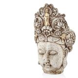 setabianca *Seta Biblo Buddha Kadın Beyaz Eskitme 29X44 Cm