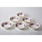 Setabianca Seta Bone Chına Kase 6 Lı Set Gül Mor 13*4 cm