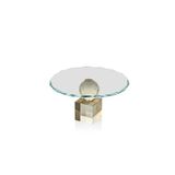 setabianca Seta Kristal Kaideli Sunum Tabağı Amber 23 * 23 * 12 Cm