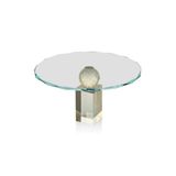 setabianca Seta Kristal Kaideli Sunum Tabağı Amber 30 * 30 * 17 Cm
