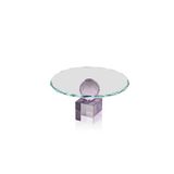 setabianca Seta Kristal Kaideli Sunum Tabağı Lila 23 * 23 * 12 Cm