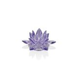setabianca Seta Kristal Lotus Mumluk Lila 15 * 15 * 7,5 Cm