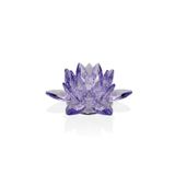 setabianca Seta Kristal Lotus Mumluk Lila 19 * 19 * 7,5 Cm