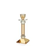 setabianca Seta Kristal Piramit Şamdan Amber 9,5 * 9,5 * 26 Cm