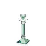 setabianca Seta Kristal Piramit Şamdan Yeşil 9,5 * 9,5 * 26 Cm