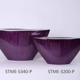 Setabianca Seta Martına Vazo Üçgen Büyük Mor 49 * 15 * 21 Cm