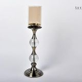 setabianca Seta Regina Mumluk Krıstal 2 Top Bronz 50 Cm