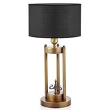 setabianca Seta Saçak Kulplu Dekoratif Abajur Bronz 30 * 30 * 59 Cm
