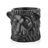 setabianca *Seta Saksı Aslan Black 22,5X19,5 Cm