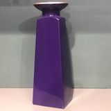 setabianca Seta Solıd Şamdan Büyük 39X13X10 Cm Mor