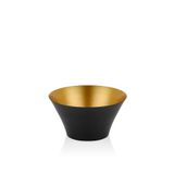 setabianca Seta Textured Dark Konik Meyvelik Siyah Gold 22 * 22 * 12 Cm