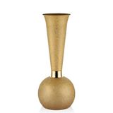 setabianca Seta Textured Dark Uzun Vazo Gold 30 * 30 * 75 Cm