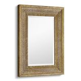 setabianca Seta Wall-Art 021 Kenar Desenlı Kahve Duvar Aynası 75 * 54 * 4Cm