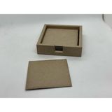 Setabianca Setaıanca Luxe Faux Vegan Deri Bardak Altlığı 6 Lı 25*14*7 cm