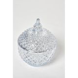 SETABIANCA STCV-267-M Crystal Mavi Şekerlik Ince Kesme Noktali, 9x12cm