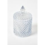 SETABIANCA STCV-268-M Crystal Mavi Şekerlik Uzun Kesme 8.5x14cm