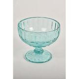 SETABIANCA STCV-288-A Crystal Colors Ayaklı Kase Damla Desen Aqua, 6'lı