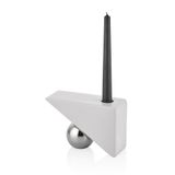 SETABIANCA STMH-011 Elite Deco Planet Beyaz Mumluk 14x6x9cm