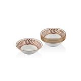 SETABIANCA STRG-81-B Bone China Kase 6 Li Set Helezon Bakır