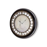 SETABIANCA Time Duvar Saati Ancient On Mirrors Siyah 50 cm
