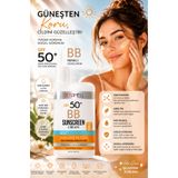 Setamell BB Renkli Güneş Kremi Yüksek Koruma SPF 50+ - COLORED SUN CREAM 50 ml