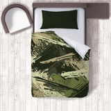 Setay Aktif Çocuk Odası Takımı Uyumlu Dijital Baskılı Nevresim Takımı - 160 x 220 cm - Yeşil