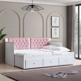 Setay Alaçatı Divan Karyola Çekmeceli Açılır Çift Kişilik + Soft Yatak 80X200
