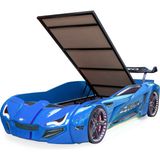 Setay Arabalı Yatak, Mercedes Full Ledli Rüzgarlıklı Bazalı Arabalı Yatak - Mavi - 0