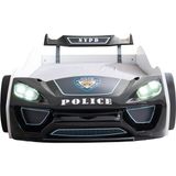 Setay Arabalı Yatak, Police Rüzgarlıklı Arabalı Yatak + 1 Adet Comfort Yatak - Antrasit - 90 x 190 cm