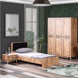 Setay Atlantik Genç Odası Takımı - 3 Kapaklı Dolap, Karyola, Komodin
