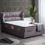 Setay Barselona Antrasit 90x200 cm İkili Set Tek Kişilik Baza Başlık