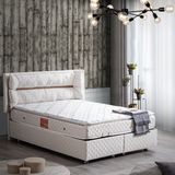 Setay Barselona Krem 90x200 cm İkili Set Tek Kişilik Baza Başlık