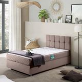 Setay Berlin Kahverengi 120x200 cm İkili Set Tek Kişilik Baza Başlık