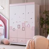 Setay City 3 Kapaklı Pembe Dolap