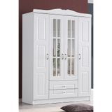 Setay Country West Mdf Ön Yüzeyli 4 Kapaklı Dolap