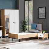 Setay Lotus Genç Odası Takımı - 3 Kapaklı Dolap, Karyola, Komodin
