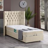Setay Matilda İkili Set Tek Kişilik Baza Başlık - Krem - 90 x 190 cm