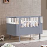 Setay Mdf Beşik, 90 x 130 Trend Büyüyen Beşik, Trend 90 x 190 Karyola, Antrasit - 90 x 190 cm