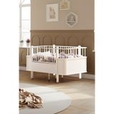 Setay MDF Beşik, Beyaz Dünya Büyüyen Beşik 80x130 - Beyaz Dünya Karyola 80x190
