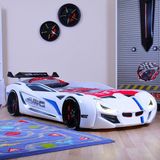 Setay Mercedes Standart Arabalı Yatak, Beyaz - 90 x 190 cm