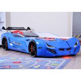 Setay Mercedes Standart Arabalı Yatak, Mavi - 90 x 190 cm