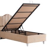 Setay Mobilya 100x200 cm Bej Trend Baza ve Başlık Seti